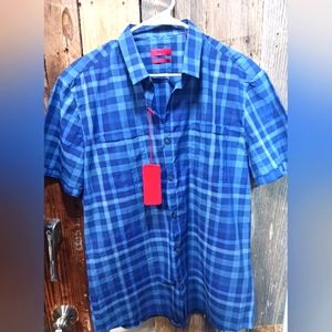 NWT Hugo BOSS Short-Sleeved Button-Down Shirt